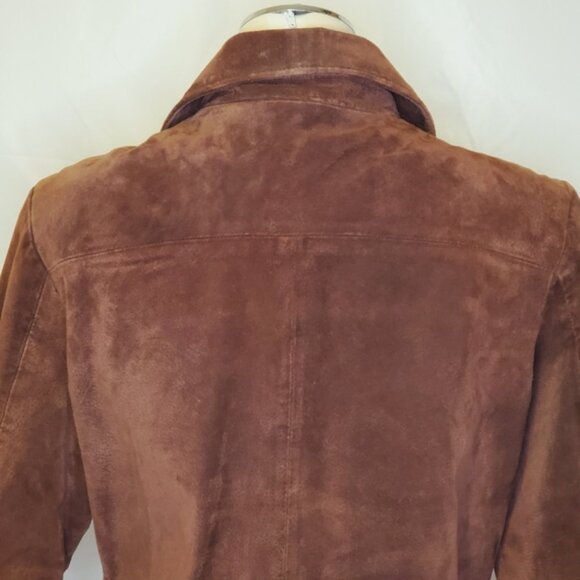 Genuine Leather Short Zippered Jacket - Picture 12 of 15